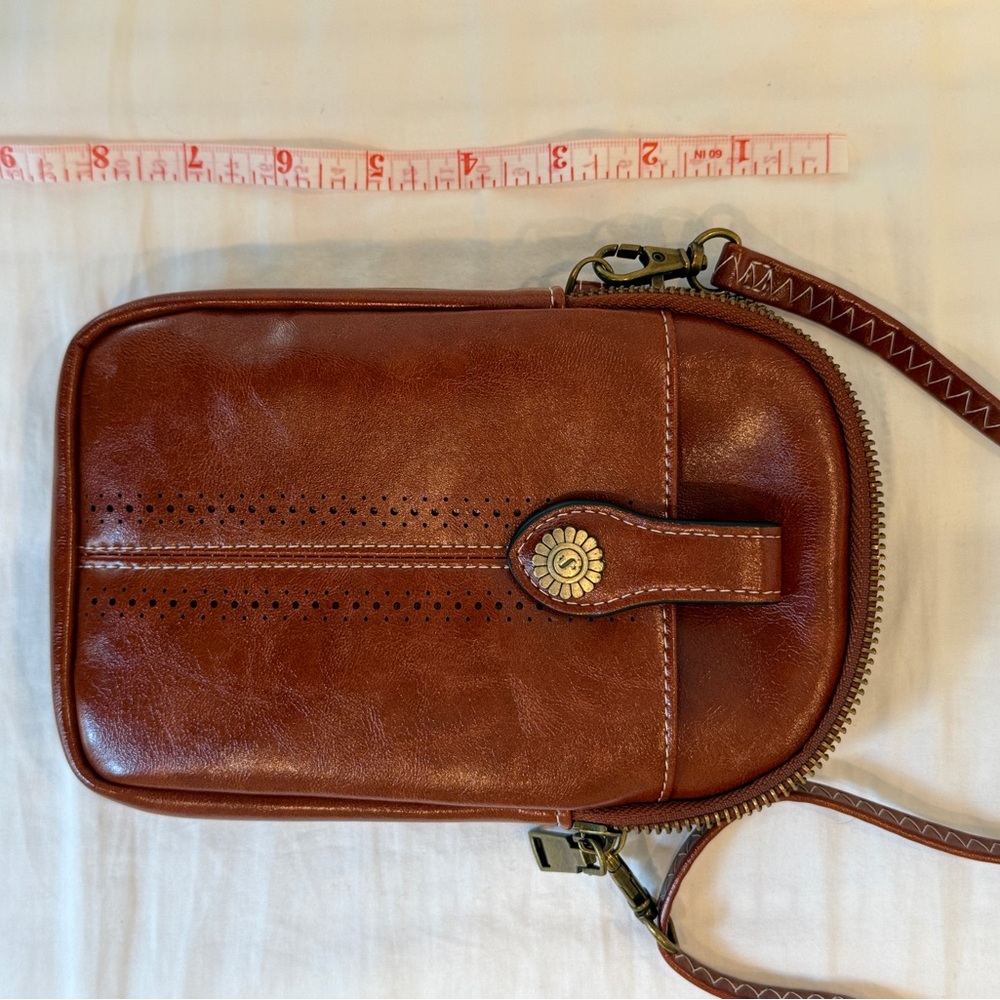 S-Zone leather crossbody
